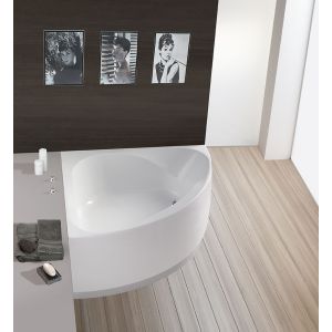 Badewanne Spectra Eck 1400 mit angeformter Schürze